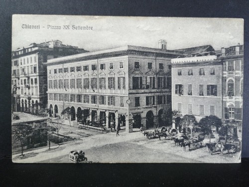 Cartolina chiavari piazza - cartolina,