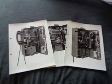 TELEFONO A GETTONI LOTTO TRE GRANDI FOTOGRAFIE D'EPOCA 21 X 26 cm