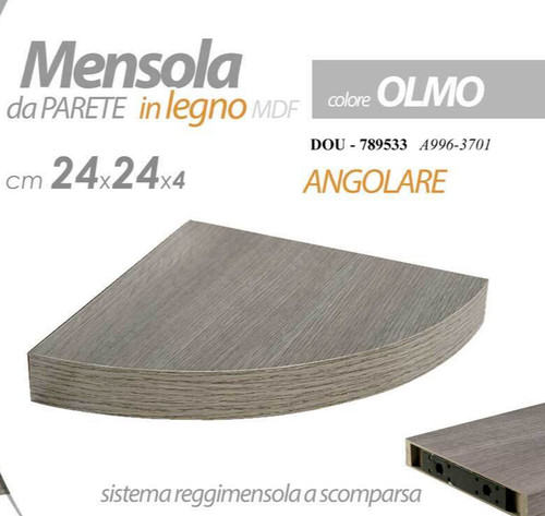 Mensola angolo parete angolare - mensola,
