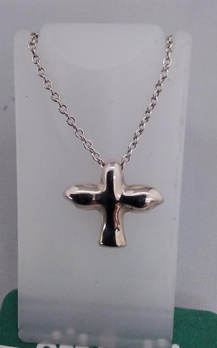Collana croce uccellino