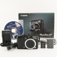 Canon PowerShot G7 in scatola con scheda SDHC da 4 GB fotocamera digitale dal Giappone #8163