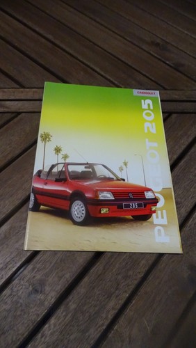 Peugeot 205 catalogue brochure - peugeot,
