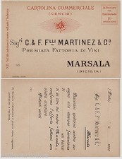 #MARSALA 1898-CART. COMMERCIALE MARTINEZ & C.