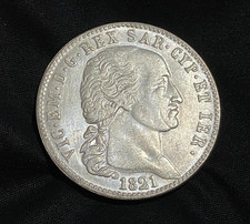 5 Lire 1821 VEI   Regno di