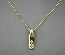 Ciondolo donna vera moissanite