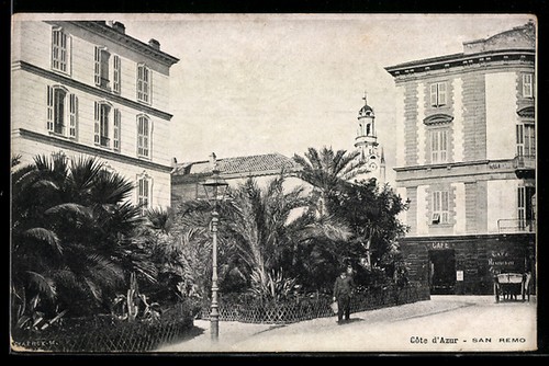 Cartolina sanremo costa - cartolina,