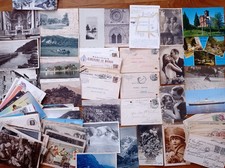 Lotto cartaceo mercatini ben 30 kg buste cartoline autografo Mussolini documenti