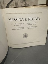 MESSINA E REGGIO PRIMA E DOPO IL TERREMOTO DEL 1908 Libro con foto