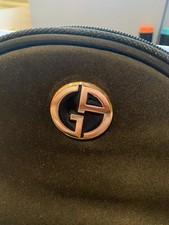 Giorgio Armani Beauty Round Navy Make Up Clutch Bag- Unused