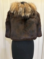Poncho pelliccia lapin - poncho,