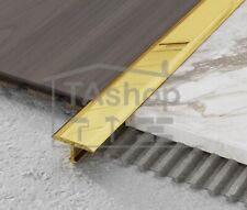 Profilo in ottone a t lucido