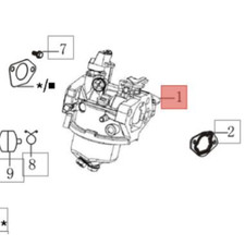 EFCO KIT CARBURATORE TRATTORINO EF 92 95 107 106 105 MOTORE EMAK  K1600AVD