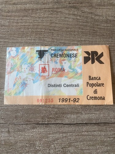 Cremonese roma 1991 - cremonese-roma, 1991/92