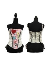 Top corsetto Via Delle Perle VDP designer italiano