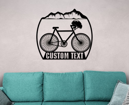 Insegna metallo mountain bike - insegna,