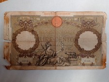 Banconota Italia 100 Lire 1940 Molto Circolata Vintage Mondo Estero Money