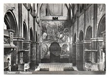 CREMONA, INTERNO DEL DUOMO, CARTOLINA IN B/N, VIAGGIATA 1965 *