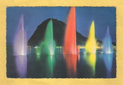 Lugano fontane luminose - lugano, le