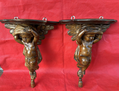 Besarel coppia mensole - di, con