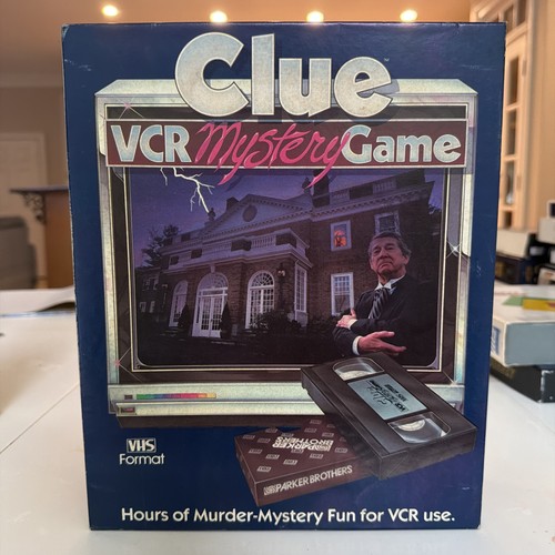 Vintage clue vcr mystery - vcr, game