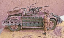 Diorama veicoli militari Italiani AS.42 SAHARIANA scala 1:35
