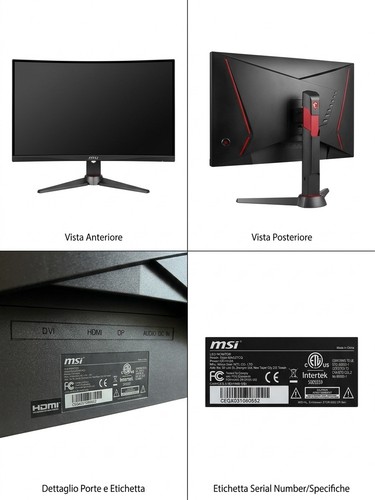 Msi optix mag27cq - msi, curvo