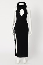 Abito rave gotico trasparente