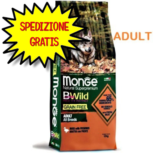 Monge cane crocchetta bwild - monge,