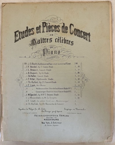 Franz liszt ave maria fine - franz,