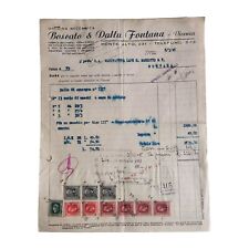 1945 Officina Meccanica Boscato & Dalla Fontana Ponte Alto Fattura C02507