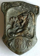 KAPPENABZEICHEN Pruth - Front 1914-1917