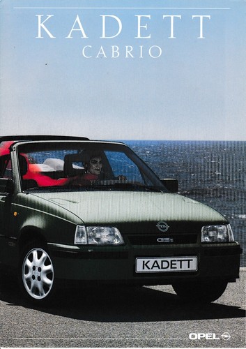 Brochure opel kadett cabrio - kadett,