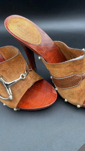 Gucci horsebit tacchi legno - horsebit, in