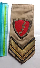 VECCHIA BANDELLA MILITARE SERGENTE ESERCITO OMERALE PARACADUTISTI FOLGORE