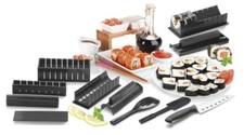 KIT FARE SUSHI MAKER VARIE FORME COLTELLO ACCESSORI ARROTOLARE STAMPINI TAGLIA