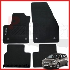 TAPPETI OPEL MERIVA DAL 2010 IN MOQUETTE TAPPETINI SAGOMATI CON RICAMO 4 FIX