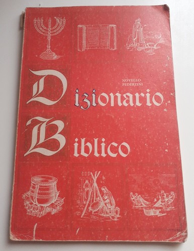Dizionario biblico novello - dizionario,