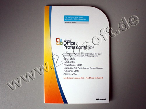 Office 2007 professional - 2007, mlk