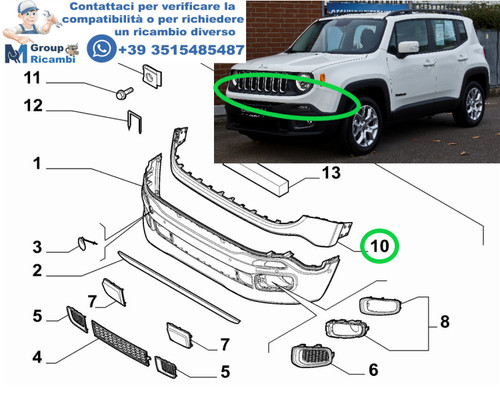 Jeep renegade paraurti - renegade,