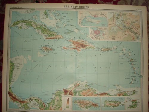 Mappa grande del 1920 indie - del,