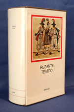 Ruzante, Teatro. Einaudi 1969. I Millenni. Prima edizione completa. Ottimo