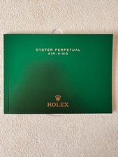 Booklet Rolex originale – Oyster Perpetual Air-King – Verde orizzontale