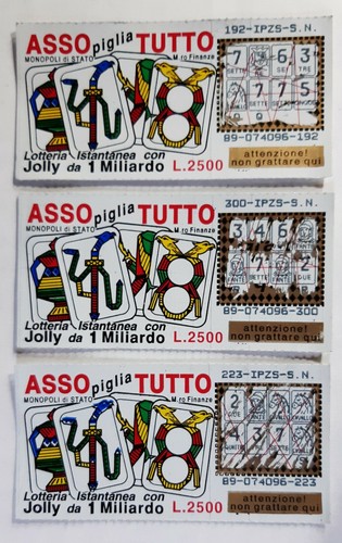 Gratta vinci asso piglia - gratta, e