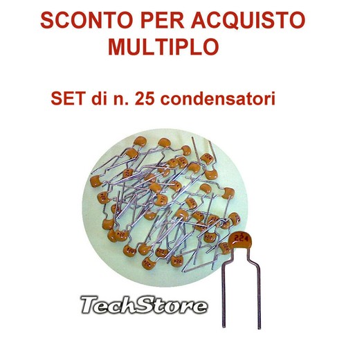 Set 25 condensatori - n.,