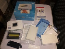 Stampante fotografica compatta digitale Canon SELPHY CP740 NON TESTATA in scatola con inchiostro + carta