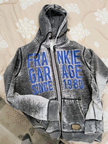 Felpa con cappuccio zip uomo - e,
