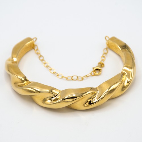 Bracciale rigido oro giallo - rigido,