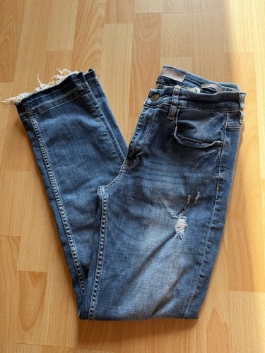 Jeans donna guess blu gamba - blu,