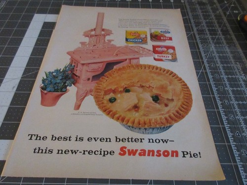 Pubblicità swanson pie 1956 - swanson,