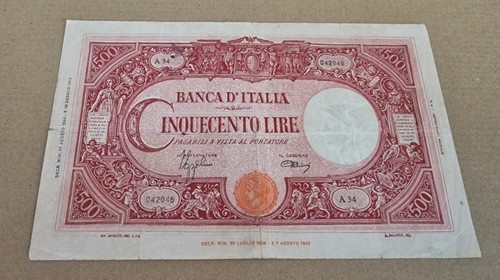 Cinquecento 500 lire - 500, c